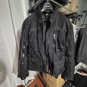 Scorpion Exo Yosemite Men's Black Motorcycle Touring Jacket Size Large L NWOT